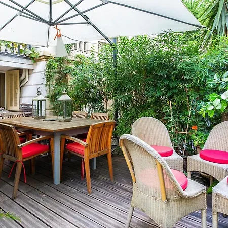 3p En Rez De Jardin D'un Maison Bourgeoise Апартаменты Канны